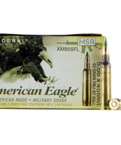 Federal American Eagle XM 5.56 NATO 62 Grain 20-Rounds FMJBT