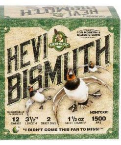 HEVISHOT HEVI BISMUTH 12 GA 3.5" 1 1/2 OZ #2 CASE