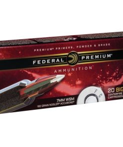 Federal Premium Nickel Plated Brass 7mm WSM 160 Grain 20-Rounds NA