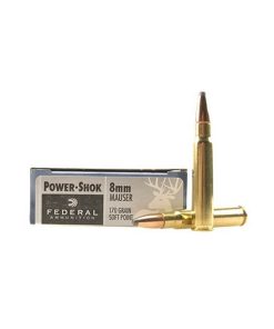 Federal PWRSHK 8MM MAU 170GR SP 20rds
