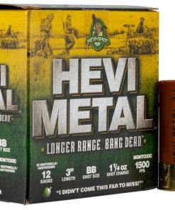 HEVI-SHOT 38088C HEVI-METAL LONGER RANGE 12 GAUGE 3" 1 1/4 OZ BB SHOT - CASE