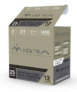 MIGRA STEEL TUNGSTEN 12 GA. 3" 1 1/4 OZ 2-5 CASE