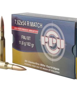 PPU PPM7 Match 182 Grain 7.62x54mmR 20 Rounds Full Metal Jacket